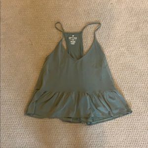 Army green soft and sexy tank top